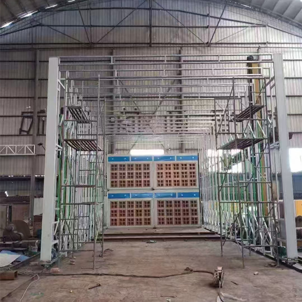 伸缩式喷漆房安装